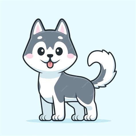 cartoon husky|cute animated husky.